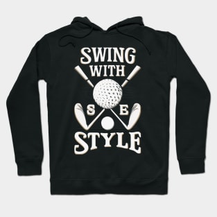 Swing With Style Golf Tee Hoodie